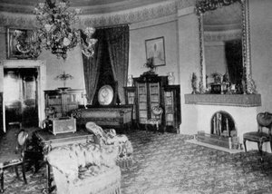 The Oval Sitting-room at the White House, Washington DC, USA by Unbekannt