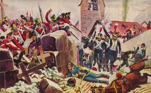 The Ox and Bucks Light Infantry, The Battle in the Churchyard at Vimiero by Unbekannt