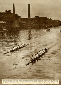 The Oxford and Cambridge Boat Race, London