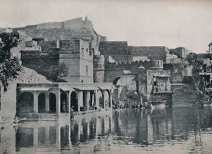 The Padam Sagar Tank at Jodhpur by Unbekannt