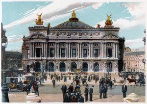 The Palais Garnier, Paris, c1900