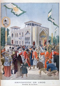 The Persian pavilion at the Universal Exhibition of 1900, Paris, 1900 by Unbekannt