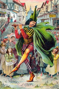 The Pied Piper leading away the children of Hamelin, c1899 by Unbekannt