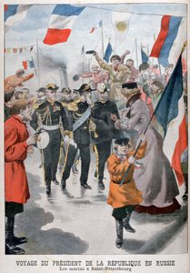 The President of the Republic of France visiting St Petersburg, Russia, 1902 by Unbekannt