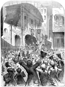 The Prince of Wales Drinking Success to the War at Temple Bar, London
