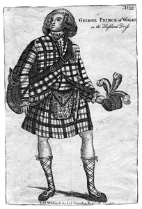 The Prince of Wales, the Future King George IV in the Highland Dress