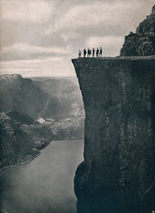 The Pulpit in Lysefjord by Unbekannt