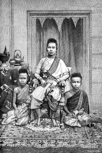 The Queen Mother of the Cambodian Khmer, Cambodia, 1895