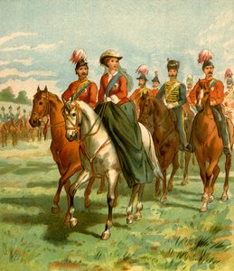 The Queen and the Prince Consort at a Review