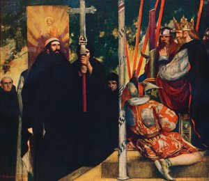 The Reception of Saint Augustine by Ethelbert by Unbekannt
