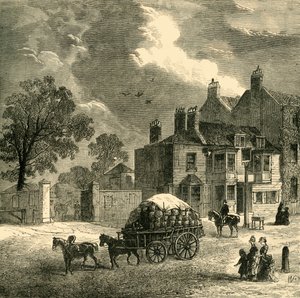 The Red Cow Inn, Hammersmith, c1878 by Unbekannt