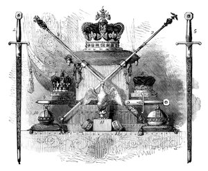 The Regalia of England by Unbekannt