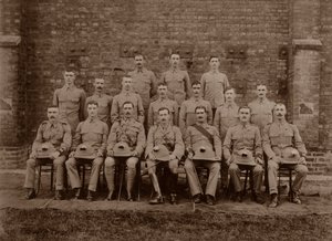 The Regimental Police of the 1st Royal Munster Fusiliers, Rangoon, Burma by Unbekannt