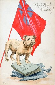 The Right Precedes the Force, French WWI Postcard, 1914-1918 by Unbekannt