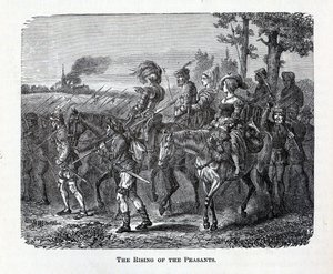 The Rising of the Peasants by Unbekannt