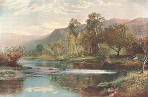 The River Running into Derwent Water by Unbekannt