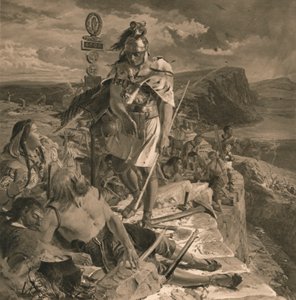 The Romans Cause a Wall to Be Built for the Protection of the South