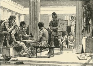 The Romans at Corinth, 1890 by Unbekannt