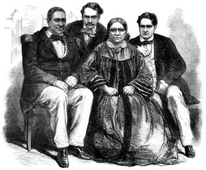 The Royal Family of Tahiti, 1864 by Unbekannt