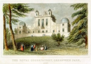The Royal Greenwich Observatory, Flamsteed House, Greenwich Park, London by Unbekannt