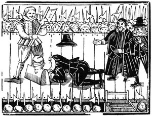 The Royal Martyrdom, from a ballad of 1648 by Unbekannt