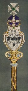The Royal Sceptre with The Cross by Unbekannt