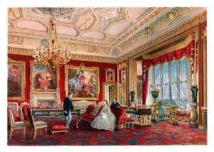 The Rubens Room, Windsor Castle, c. 1850-1910 by Unbekannt