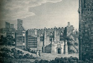 The Ruins of Cowdray House, near Midhurst, Sussex by Unbekannt