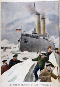 The Russian Icebreaker Yermak, 1902 by Unbekannt