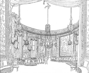 The Saloon, about 1820. From Nash