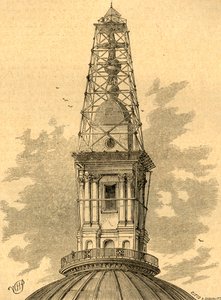 The Scaffolding and Observatory on St. Pauls by Unbekannt