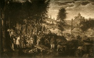 The Sermon of St. John the Baptist by Unbekannt