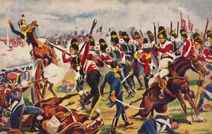 The Sherwood Foresters. The Advance of The Sherwood Foresters at Salamanca by Unbekannt