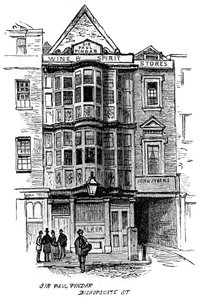 The Sir Paul Pindar public house, Bishopsgate Street, London by Unbekannt