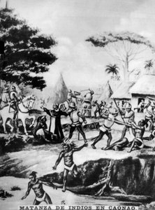 The Slaughter of Natives in Caonao, 16th Century