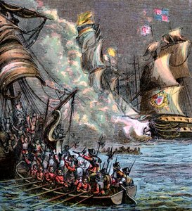 The Spanish Armada, 1588, c1850 by Unbekannt