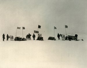 The Start from the Ice-Edge South of Hut Point