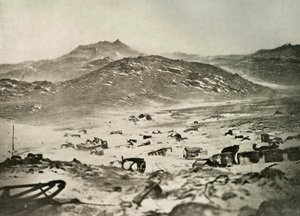 The Start of a Blizzard at the Winter Quarters
