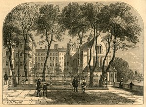 The Temple Fountain, from an Old Print