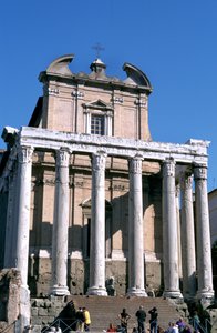 The Temple of Antoninus and Faustina, Rome, 141 AD by Unbekannt