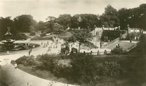 The Terrace and Fountain, Central Park, New York by Unbekannt