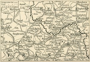 The Theatre of War in Flanders, 1914, c1920 by Unbekannt