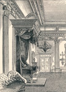 The Throne Room Dublin Castle, 1896 by Unbekannt