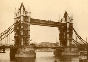 The Tower Bridge, London, c1930