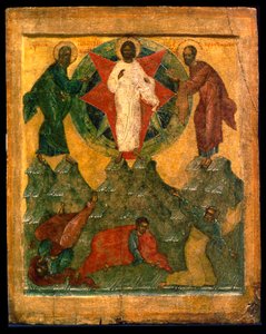 The Transfiguration of Jesus, Russian Icon by Unbekannt