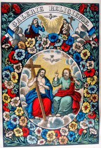 The Trinity: Father, Son and Holy Spirit by Unbekannt