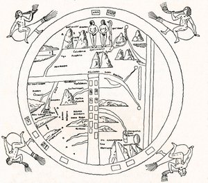 The Turin Map, 8th Century by Unbekannt