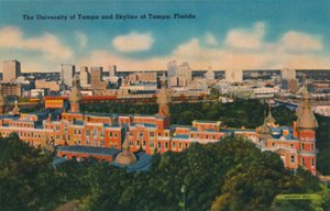 The University of Tampa and Skyline of Tampa, Florida
