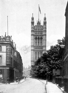 The Victoria Tower, Palace of Westminster, London