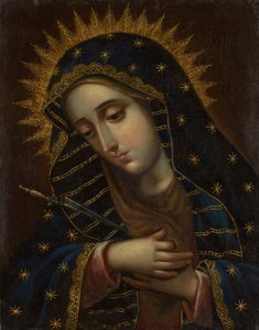 The Virgin of Sorrows by Unbekannt